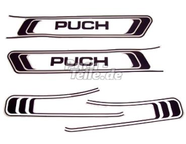 Aufklebersatz Schwarz aus Folie geplottert